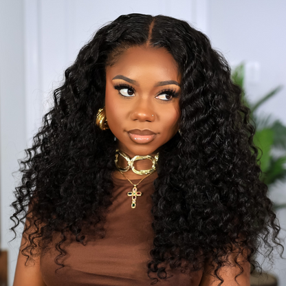 Deep Curly Lace Frontal Wig